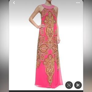 Ted Baker Maxi Maldine Paisley dress size 1 (XS US equivalent 4)